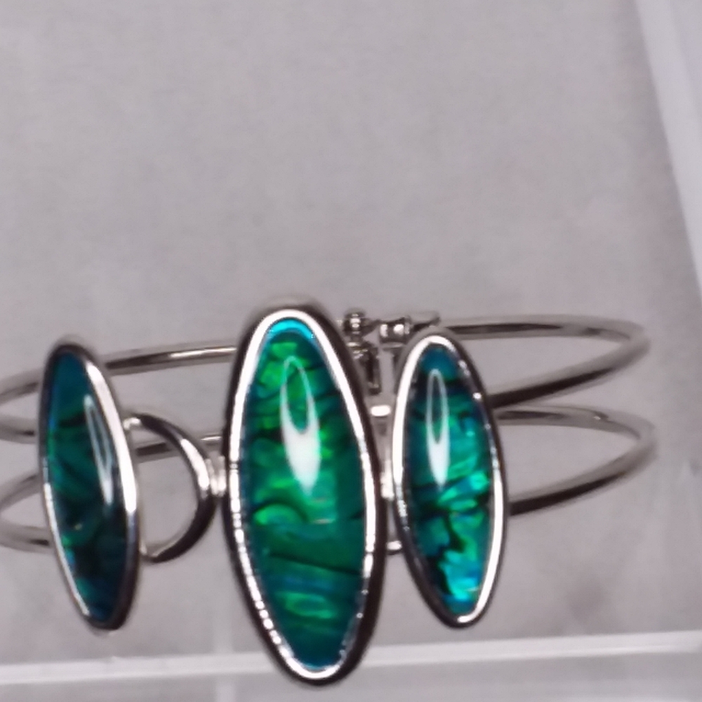 Bracelet Spring Set Silver Tone - Picture 5 of 5